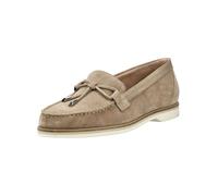 Slipper PAUL GREEN "Paul Green Slipper Veloursleder", Damen, Gr. 38,5, beige, Veloursleder, Schuhe Slipper (75346063-38,5) beige