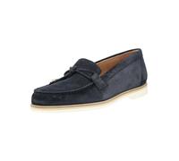 Slipper PAUL GREEN "Paul Green Slipper Veloursleder", Damen, Gr. 37, blau, Veloursleder, Schuhe Slipper (77875822-37) blau