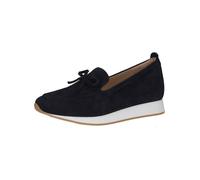 Slipper PETER KAISER "Peter Kaiser Slipper Veloursleder", Damen, Gr. 38, dunkelblau, Veloursleder, Schuhe Slipper (87927008-38) dunkelblau