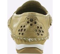 Slipper GEMINI, Damen, Gr. 41, grün (pistazie), Glattleder, Schuhe Slipper (89562518-41) pistazie