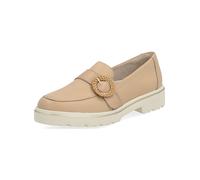 Slipper REMONTE "Remonte Slipper Glattleder", Damen, Gr. 40, braun (hellbraun), Glattleder, Schuhe Slipper (98085913-40) hellbraun