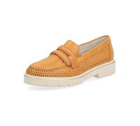 Slipper REMONTE "Remonte Slipper Leder", Damen, Gr. 40, orange, Leder, Schuhe Slipper (45574620-40) orange