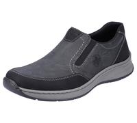 Rieker Herren Slipper 14362, Männer Slip On, lose Einlage,Halbschuhe,Schlupfschuhe,schluepfschuhe,Loafer,Slip-ons,grau Kombi (00),41 EU / 7.5 UK