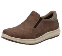 Slipper RIEKER, Damen, Gr. 43, braun (braun, taupe), Lederimitat, Basic, Schuhe Slipper, Slip-on-Sneaker, Halbschuh, Loafer, Freizeitschuh mit Gummizug (88641360-43) braun, taupe