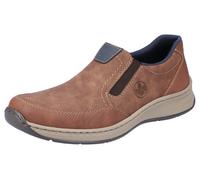Rieker Slipper 14362 Herren Braun – Stretcheinsätze, lose Einlage – Größe 46