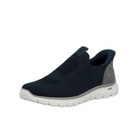 Rieker Herren Slip-On Sneaker B6659, Männer Halbschuhe,straßenschuhe,Strassenschuhe,Sportschuhe,Freizeitschuhe,Turnschuhe,blau (15),42 EU / 8 UK