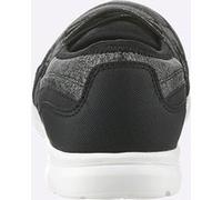 Slipper HEINE, Damen, Gr. 42, schwarz, Synthetik, Textil, Schuhe Slipper (10087117-42) schwarz