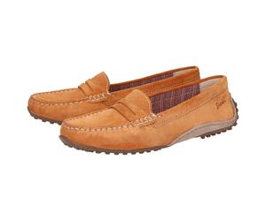 Slipper SIOUX "Cacciola", Damen, Gr. 39 (UK 5 1/2), braun, Obermaterial: 100% Kalbsveloursleder CAVL. 100% Gummi rubber., Schuhe Slipper (20465845-39) braun