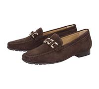 Slipper SIOUX "Cambria-HW", Damen, Gr. 39 (UK 5 1/2), braun (dunkelbraun), Obermaterial: 100% Ziegenveloursleder GOVL. 100% Gummi rubber., Schuhe Slipper (81082035-39) dunkelbraun