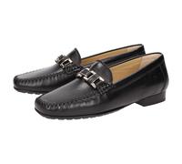 Slipper SIOUX "Cambria-HW", Damen, Gr. 44.5 (UK 10), schwarz, Obermaterial: 100% Lammnappaleder LANA. 100% Gummi rubber., Schuhe Slipper (14198217-44,5) schwarz