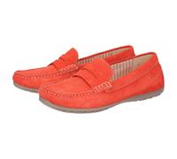 Slipper SIOUX "Carmona-700", Damen, Gr. 36 (UK 3 1/2), rot, Obermaterial: 100% Kalbsveloursleder CAVL. 100% Gummi rubber., Schuhe Slipper (94981668-36) rot