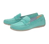 Slipper SIOUX "Carmona-700", Damen, Gr. 37.5 (UK 4 1/2), grün, Obermaterial: 100% Kalbsveloursleder CAVL. 100% Gummi rubber., Schuhe Slipper (28640401-37,5) grün