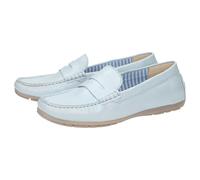 Slipper SIOUX "Carmona-700", Damen, Gr. 39.5 (UK 6), blau (hellblau), Obermaterial: 100% Ziegenleder goatskin. 100% Gummi rubber., Schuhe Slipper (46024459-39,5) hellblau
