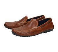 Slipper SIOUX "Carulio-706", Herren, Gr. 41.5 (UK 7 1/2), braun, Obermaterial: 50% Kalbsleder CAL. 50% Kalbsnappaleder CANA. 100% Gummi rubber., Schuhe Slipper (43693444-41,5) braun