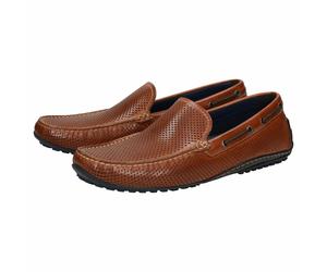 Slipper SIOUX "Carulio-706", Herren, Gr. 45 (UK 10 1/2), braun, Obermaterial: 50% Kalbsleder CAL. 50% Kalbsnappaleder CANA. 100% Gummi rubber., Schuhe Slipper (43693444-45) braun