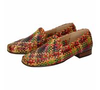 Slipper SIOUX "Cordera", Damen, Gr. 38 (UK 5), bunt (mehrfarbig), Obermaterial: 100% Ziegenleder goatskin. 100% Gummi rubber., Schuhe Slipper (99428767-38) mehrfarbig