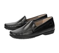 Slipper SIOUX "Cortizia-705-H", Damen, Gr. 37 (UK 4), schwarz, Obermaterial: 100% Kalbsleder CAL. 100% Gummi rubber., Schuhe Slipper (75804241-37) schwarz