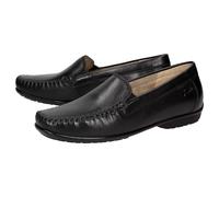Slipper SIOUX "Cortizia-705-H", Damen, Gr. 39.5 (UK 6), schwarz, Obermaterial: 100% Lammnappaleder LANA. 100% Gummi rubber., Schuhe Slipper (27465719-39,5) schwarz