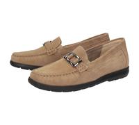 Slipper SIOUX "Cortizia-718-H-SC", Damen, Gr. 37.5 (UK 4 1/2), braun, Obermaterial: 100% Ziegenveloursleder GOVL. 100% Gummi rubber., Schuhe Slipper (89472669-37,5) braun