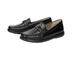 Slipper SIOUX "Cortizia-718-H-SC", Damen, Gr. 38 (UK 5), schwarz, Obermaterial: 100% Lammnappaleder LANA. 100% Gummi rubber., Schuhe Slipper (21964125-38) schwarz
