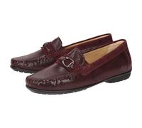 Slipper SIOUX "Cortizia-723-H", Damen, Gr. 38 (UK 5), rot (dunkelrot), Obermaterial: 50% Ziegenleder goatskin. 50% Ziegenveloursleder GOVL. 100% Gummi rubber., Schuhe Slipper (51936264-38) dunkelrot