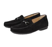 Slipper SIOUX "Cortizia-738-H", Damen, Gr. 38 (UK 5), schwarz, Obermaterial: 100% Ziegenveloursleder GOVL. 100% Gummi rubber., Schuhe Slipper (15985758-38) schwarz