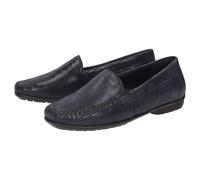 Slipper SIOUX "Cortizia-739-H", Damen, Gr. 38 (UK 5), blau, Obermaterial: 100% Ziegenveloursleder GOVL. 100% Gummi rubber., Schuhe Slipper (15691243-38) blau