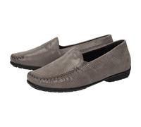 Slipper SIOUX "Cortizia-739-H", Damen, Gr. 40 (UK 6 1/2), grau, Obermaterial: 100% Ziegenveloursleder GOVL. 100% Gummi rubber., Schuhe Slipper (34842206-40) grau
