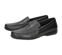 Slipper SIOUX "Gilles-H", Herren, Gr. 50.5 (UK 15), schwarz, Obermaterial: 100% Rindsleder Leather cow. 100% Gummi rubber., Schuhe Slipper (70952616-50,5) schwarz