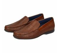 Slipper SIOUX "Giumelo-705-XL", Herren, Gr. 41 (UK 7), braun, Obermaterial: 100% Kalbsleder CAL. 100% Gummi rubber., Schuhe Slipper (11159557-41) braun