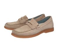Slipper SIOUX "Giumelo-712-H", Herren, Gr. 43UK9, braun (hellbraun), Obermaterial: 100% Kalbsveloursleder CAVL. 100% Gummi rubber., Schuhe Slipper (20880143-43) hellbraun