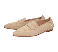Slipper SIOUX "Hokulani-700", Damen, Gr. 35 (UK 3), beige, Obermaterial: 100% Ziegenveloursleder GOVL. 50% Rindsleder Leather cow. 50% Gummi rubber., Schuhe Slipper (70988108-35) beige