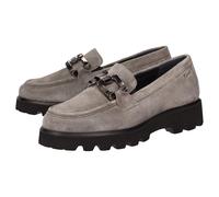 Slipper SIOUX "Meredira-751-H", Damen, Gr. 41 (UK 7), grau, Obermaterial: 100% Kalbsveloursleder CAVL. 100% Gummi rubber., Schuhe Slipper (37141939-41) grau