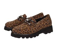 Slipper SIOUX "Meredira-751-H", Damen, Gr. 42 (UK 8), braun, Obermaterial: 100% Ziegenveloursleder GOVL. 100% Gummi rubber., Schuhe Slipper (24188626-42) braun