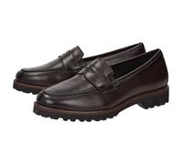 Slipper SIOUX "Meredith-709-H", Damen, Gr. 40 (UK 6 1/2), braun (dunkelbraun), Obermaterial: 100% Lammnappaleder LANA. 100% Gummi rubber., Schuhe Slipper (50140717-40) dunkelbraun