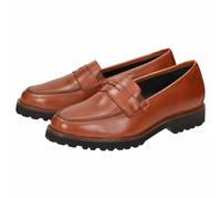 Slipper SIOUX "Meredith-709-H", Damen, Gr. 44.5 (UK 10), braun, Obermaterial: 100% Kalbsnappaleder CANA. 100% Gummi rubber., Schuhe Slipper (63536433-44,5) braun