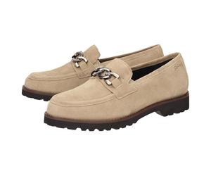 Slipper SIOUX "Meredith-734-H", Damen, Gr. 39.5 (UK 6), beige, Obermaterial: 100% Lammveloursleder LAVL. 100% Gummi rubber., Schuhe Slipper (27276622-39,5) beige