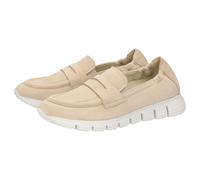 Slipper SIOUX "Mokrunner-D-020", Damen, Gr. 40 (UK 6 1/2), beige, Obermaterial: 100% Ziegenveloursleder GOVL. 100% Gummi rubber., Schuhe Slipper (25453707-40) beige