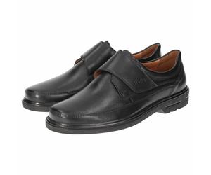 Slipper SIOUX "Parsifal-XXL", Herren, Gr. 41 (UK 7), schwarz, Obermaterial: 100% Lammnappaleder LANA. 100% Polyurethan PU., Schuhe Slipper (84094263-41) schwarz