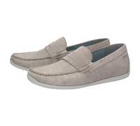 Slipper SIOUX "Rodimiro-701", Herren, Gr. 41 (UK 7), grau, Obermaterial: 100% Kalbsveloursleder CAVL. 100% Gummi rubber., Schuhe Slipper (11230109-41) grau