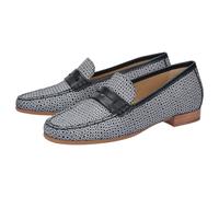 Slipper SIOUX "Rosikena-700", Damen, Gr. 37.5 (UK 4 1/2), blau (dunkelblau), Obermaterial: 50% Lammveloursleder LAVL. 50% Lammnappaleder LANA. 100% Gummi rubber., Schuhe Slipper (48416044-37,5) dunkel