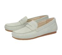 Slipper SIOUX "Simadesa-700", Damen, Gr. 42UK8, grün (hellgrün), Obermaterial: 100% Kalbsveloursleder CAVL. 100% Gummi rubber., Schuhe Slipper (52015169-42) hellgrün