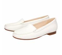 Slipper SIOUX "Zalla", Damen, Gr. 39 (UK 5 1/2), weiß, Obermaterial: 100% Kalbsleder CAL. 100% Gummi rubber., Schuhe Slipper (68359160-39) weiß