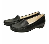 Slipper SIOUX "Zalla", Damen, Gr. 40 (UK 6 1/2), schwarz, Obermaterial: 100% Lammnappaleder LANA. 100% Gummi rubber., Schuhe Slipper (98719258-40) schwarz
