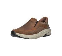 Slipper SKECHERS "Skechers Slipper Leder", Herren, Gr. 44, braun, Leder, Schuhe Slipper (69503703-44) braun