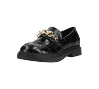 Slipper STEVE MADDEN "STEVE MADDEN Slipper Lederimitat", Damen, Gr. 41, schwarz (schwarz, schwarz), Lederimitat, Schuhe Slipper (67962249-41) schwarz, schwarz