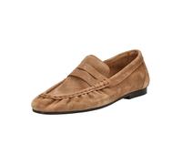 Slipper TAMARIS "Tamaris Slipper Veloursleder", Damen, Gr. 41, cognac, Veloursleder, Schuhe Slipper (38194346-41) cognac