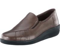 Slipper taupe 42 Glattleder