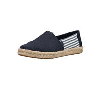 Slipper TOMS "TOMS Halbschuhe Textil", Damen, Gr. 37, blau (navy, weiß), Textil, Schuhe Slipper (19768022-37) navy, weiß