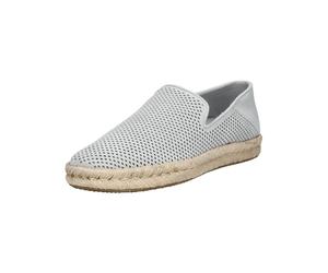 Slipper TOMS "TOMS Slipper Leder", Herren, Gr. 43,5, grau, Leder, Schuhe Slipper (96473913-43,5) grau